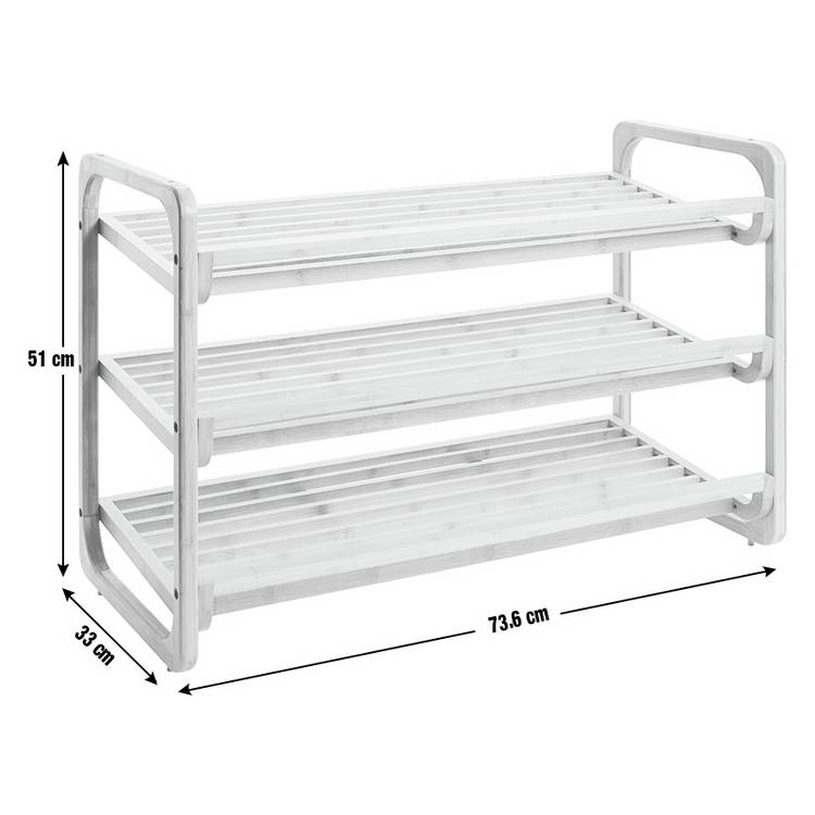 Habitat Belem 3 shelf shoe storage rack - British product