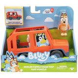 Bluey Heeler Family Road Trip 4WD with figure (British brand)
