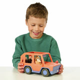 Bluey Heeler Family Road Trip 4WD with figure (British brand)