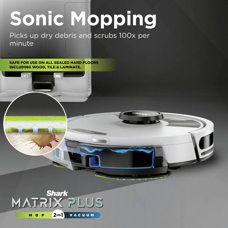 Shark Matrix Plus 2-in-1 robot vacuum cleaner, UK version