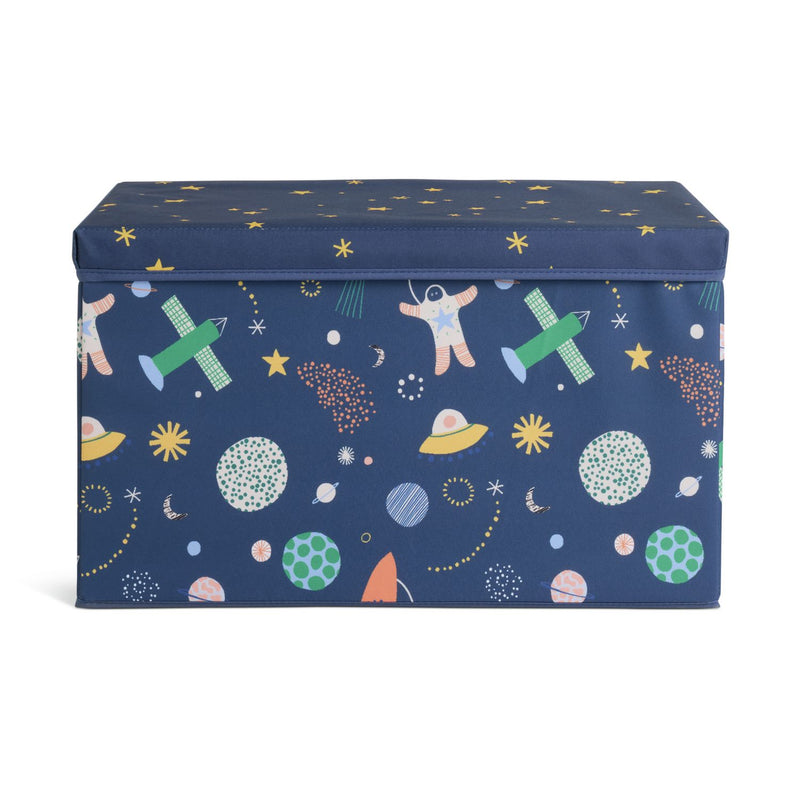 Habitat foldable ottoman box kids space blue 45L (British brand)