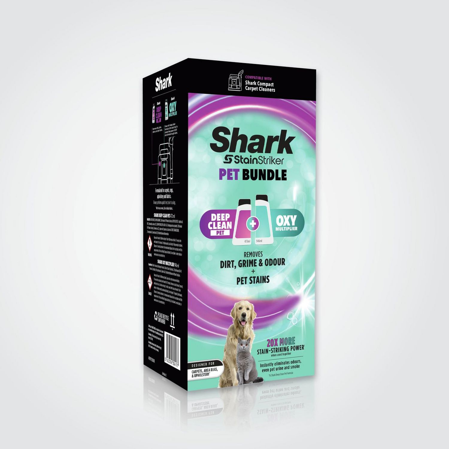 Shark StainStriker Pet carpet cleaning solution 0.94L, UK version