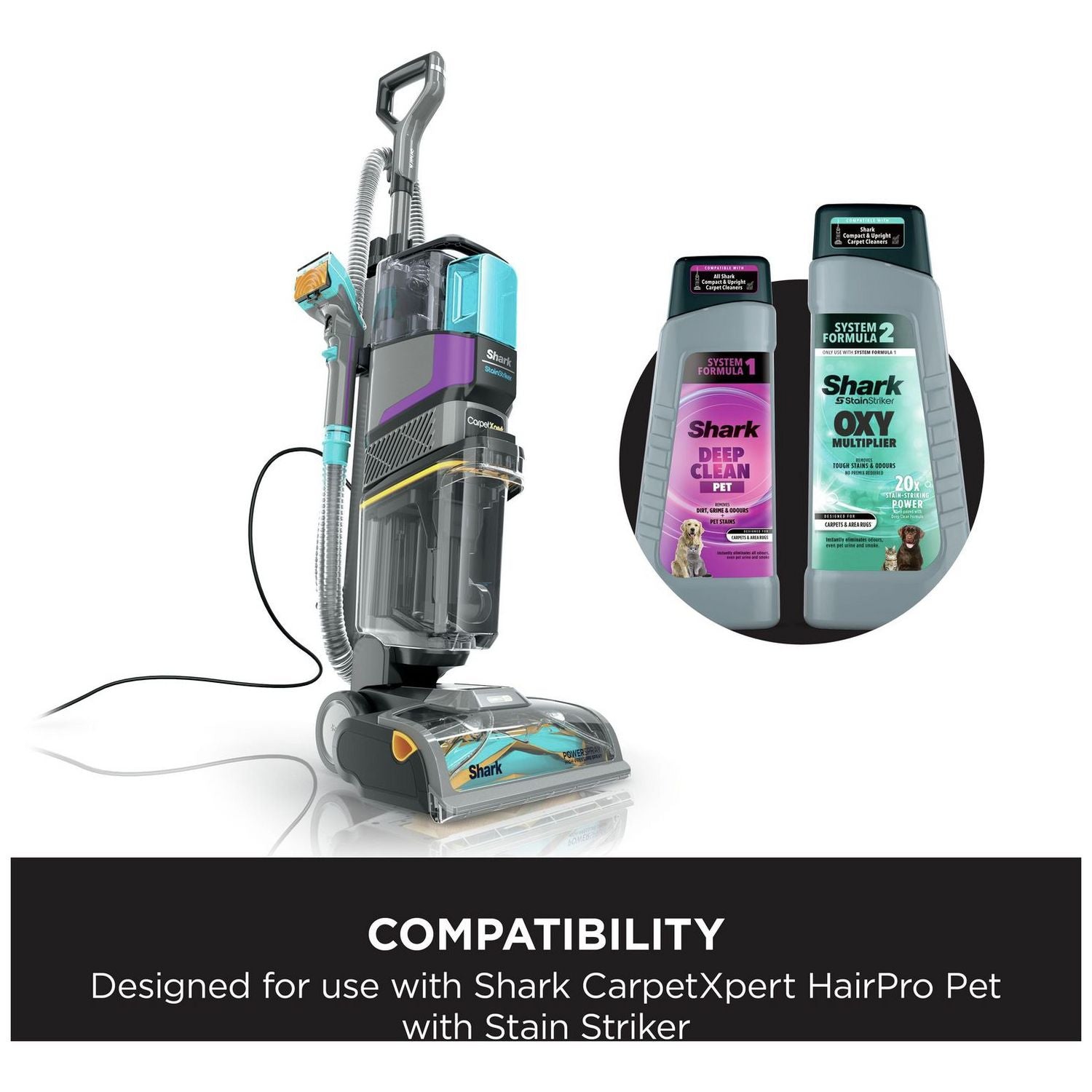 Shark Deep Clean Pet carpet cleaning solution 1.42L - British product