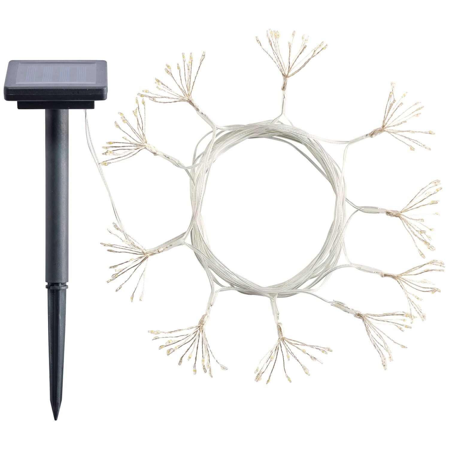 Sainsburys solar starburst LED string lights 4.7m, UK version
