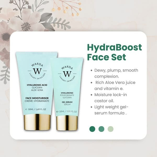 Warda Hyaluronic Acid Moisturiser + Gel serum GOODS Superdrug   