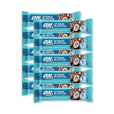 Holland & Barrett Optimum Nutrition Chocolate Sweet Coconut Protein Bar 10 x 59g- Buy online at McGrocer