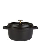 Enamel-Coated Cast Iron Round Casserole Dish 22cm