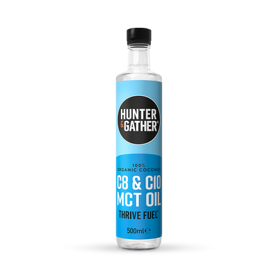 Holland & Barrett Hunter & Gather MCT Oil 100% Organic Coconut 500ml- Buy online at McGrocer