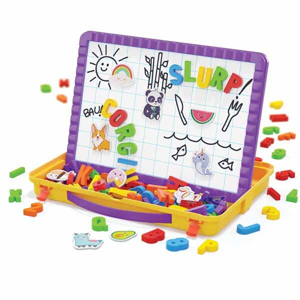 Quercetti Magnetino Letters magnetic alphabet learning toy (British brand)