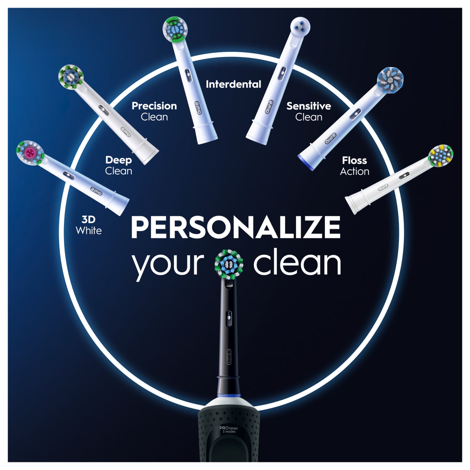 Oral-B Vitality Pro electric toothbrush duo pack black lilac - British product
