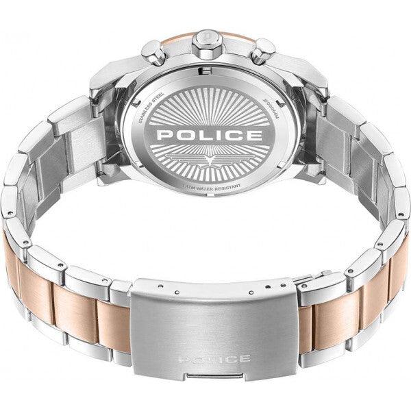 Police Brown Mens Knotty watch stainless steel - British product