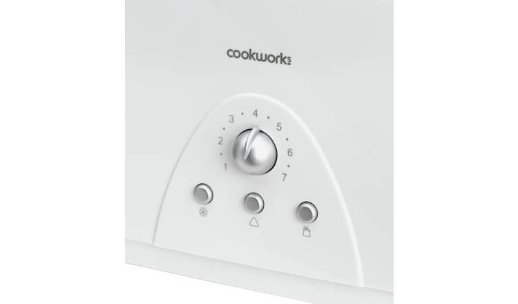 Cookworks Long Slot 4 Slice Toaster - White