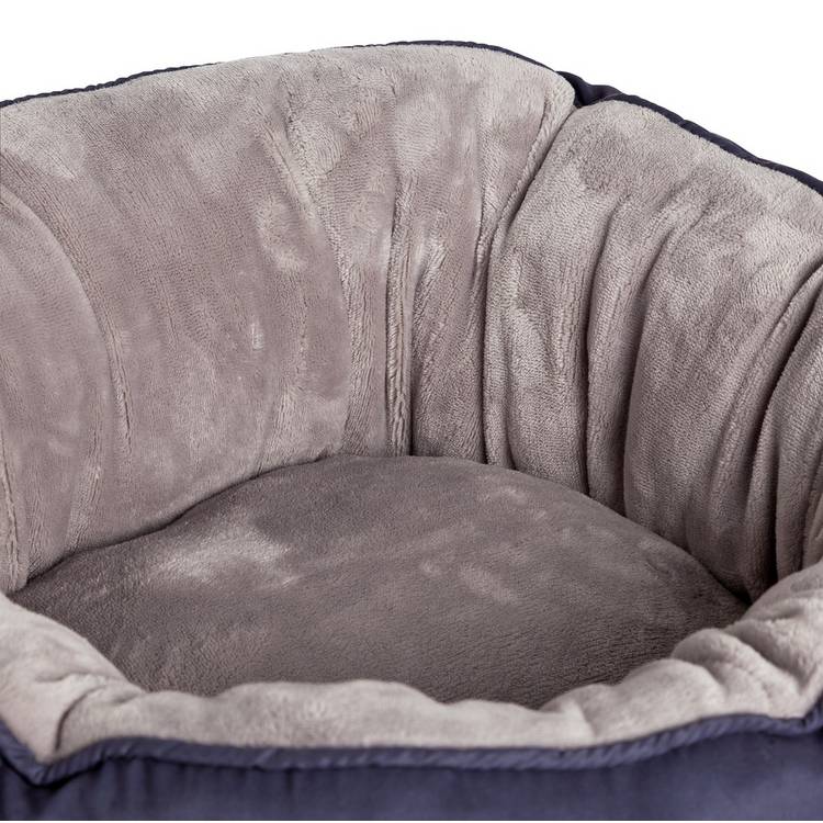 Woodland cat bed small donut-shaped with raised edges, UK version