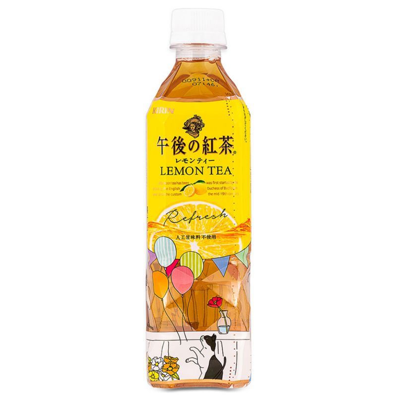 Kirin Afternoon Lemon Tea bottled drink, (British brand)