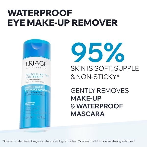 Uriage waterproof eye makeup remover 100ml (British brand)