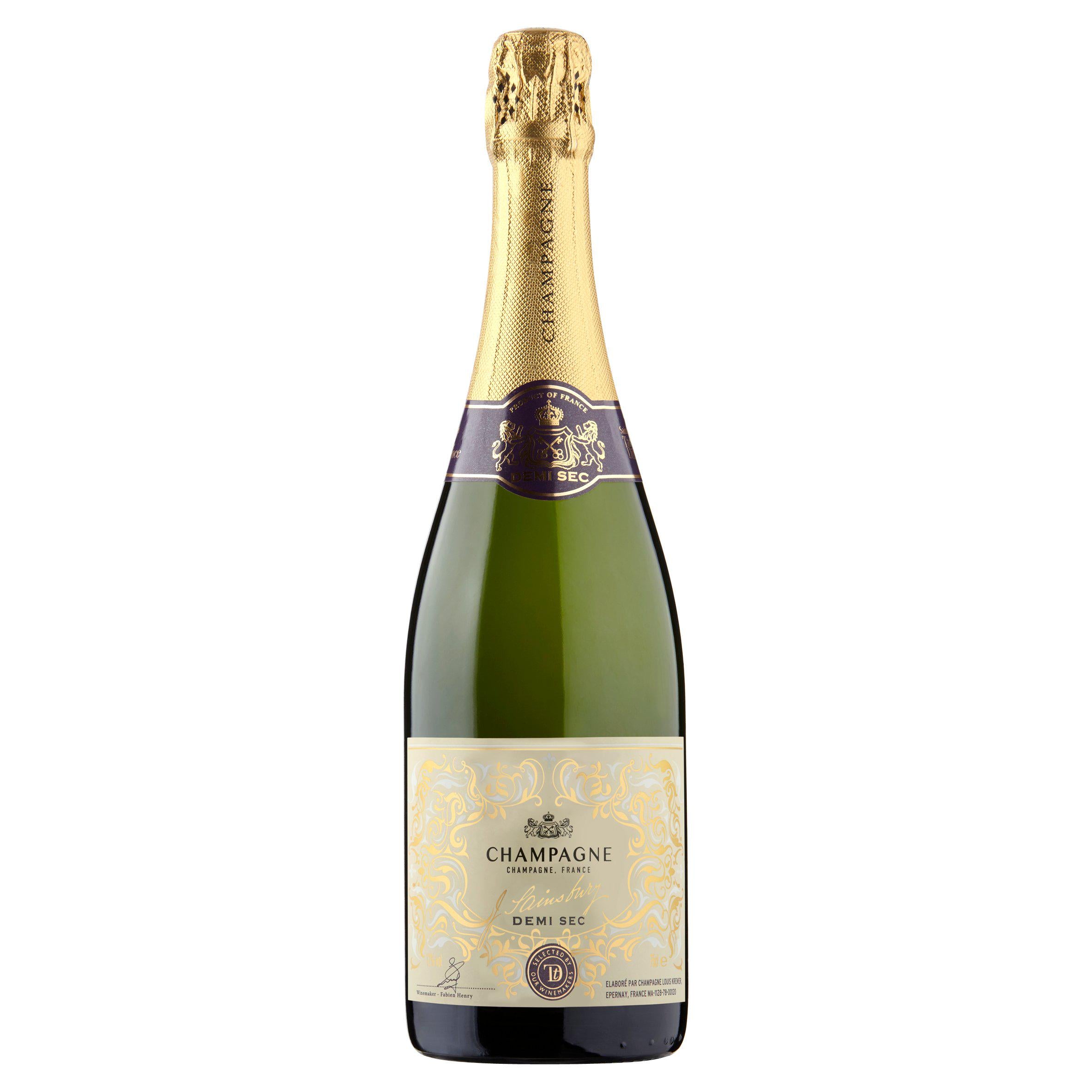 Sainsbury's Demi-sec Champagne, Non Vintage 75cl All champagne & sparkling wine Sainsburys   