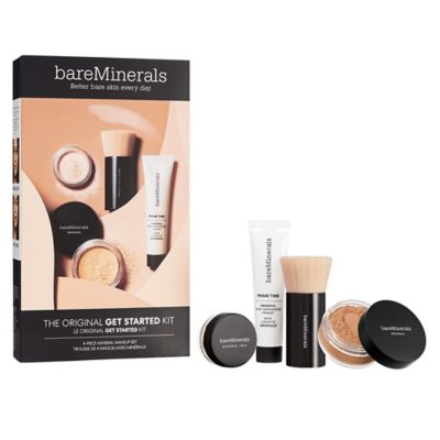 bareMinerals The Original Get Started 4-Piece Mineral Make Up Set GOODS Boots Medium Tan  