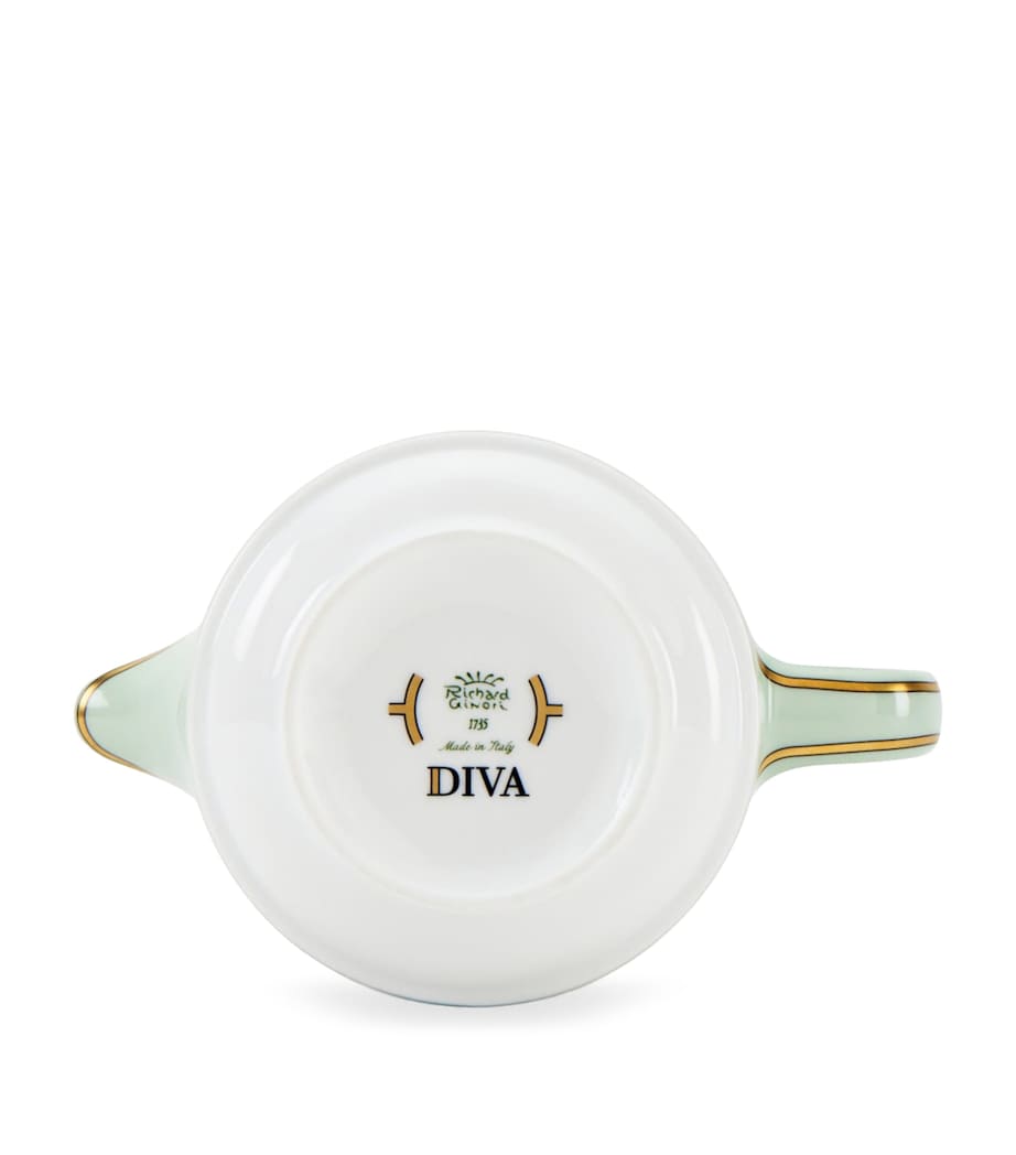 GINORI 1735 milk jug Verde 300ml - British product
