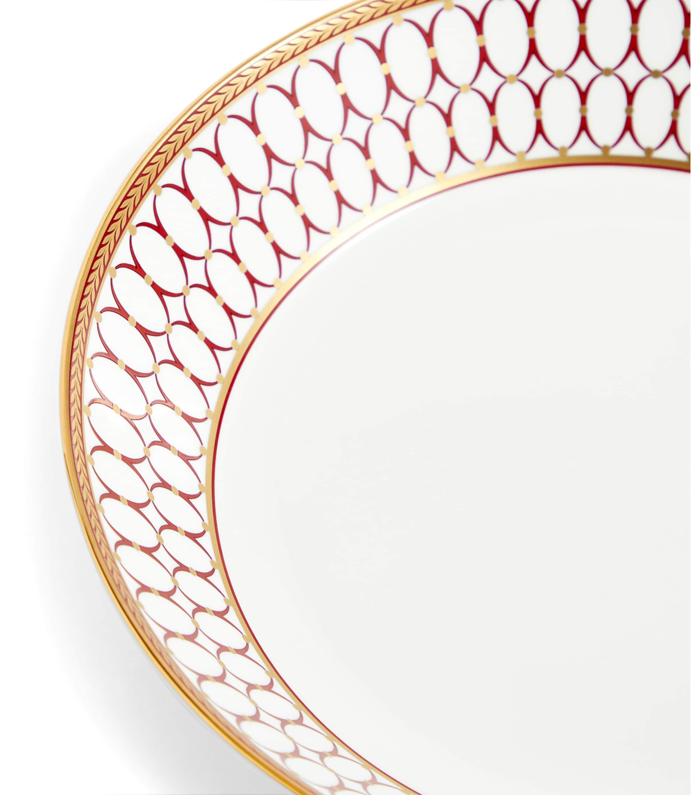 Wedgwood Renaissance Red pasta bowl 24cm (British brand)