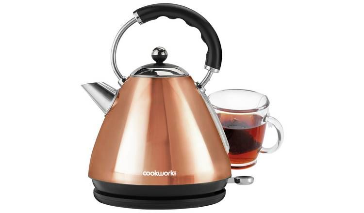 Cookworks Pyramid Kettle - Copper