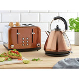 Cookworks copper pyramid kettle 1.7L, imported from the UK