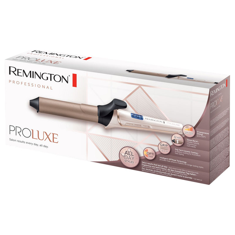 Remington PROluxe curling tong 32mm ceramic barrel (British brand)