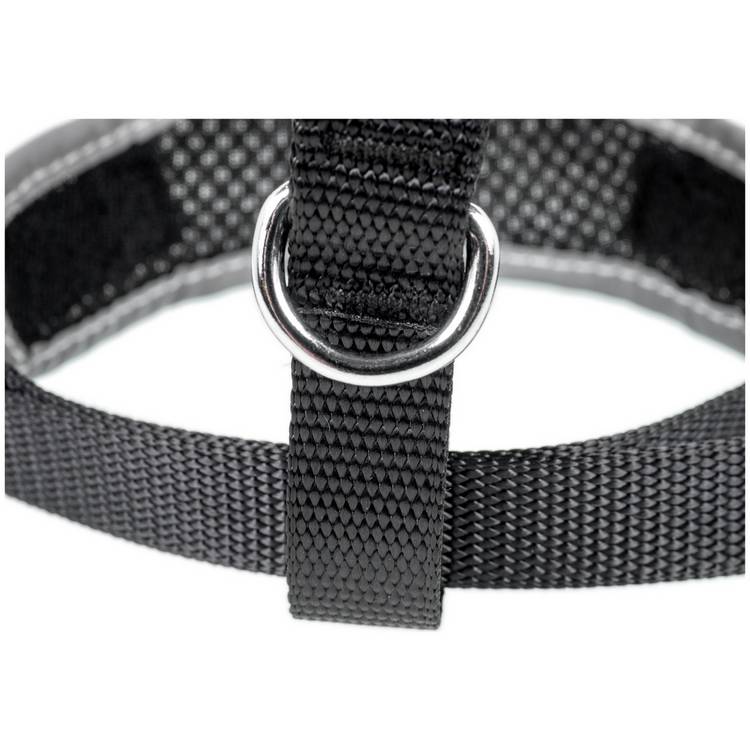 Petface padded comfort dog harness small black, UK version