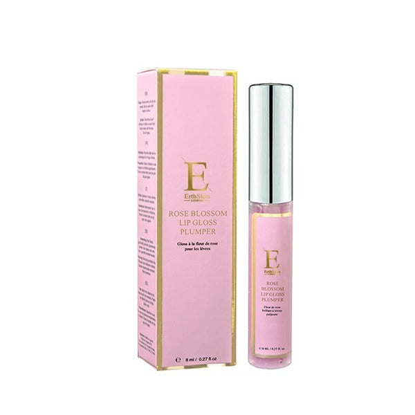 ErthSkin Rose Blossom Lip Gloss Plumper 8ml - British product