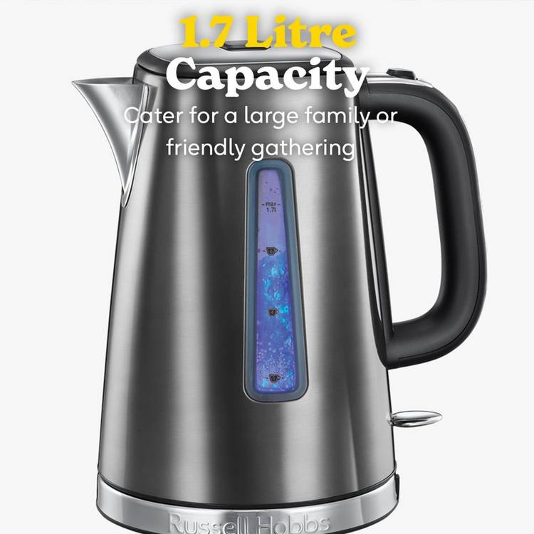 Russell Hobbs Luna Quiet Boil jug kettle 1.7L, imported from the UK