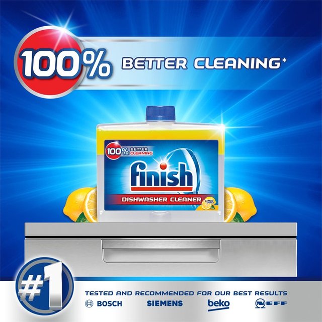 Finish Dishwasher Machine Cleaner Lemon Scent    250ml GOODS M&S   