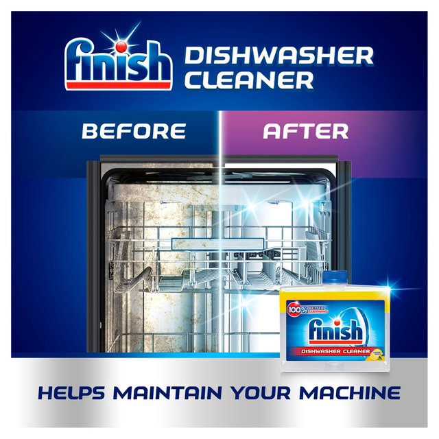 Finish Dishwasher Machine Cleaner Lemon Scent    250ml GOODS M&S   