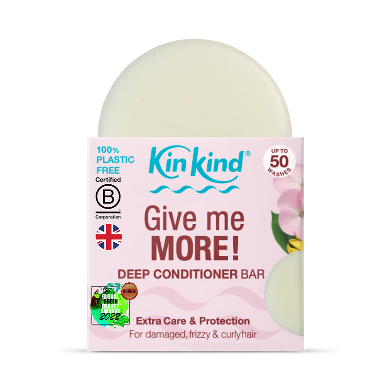 KinKind Give me MORE! conditioner bar 40g, UK version