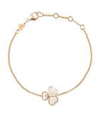 Chopard Happy Hearts rose gold bracelet with diamond and mother-of-pearl, UK version
