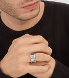 Bvlgari B.zero1 four band white gold ring, UK version