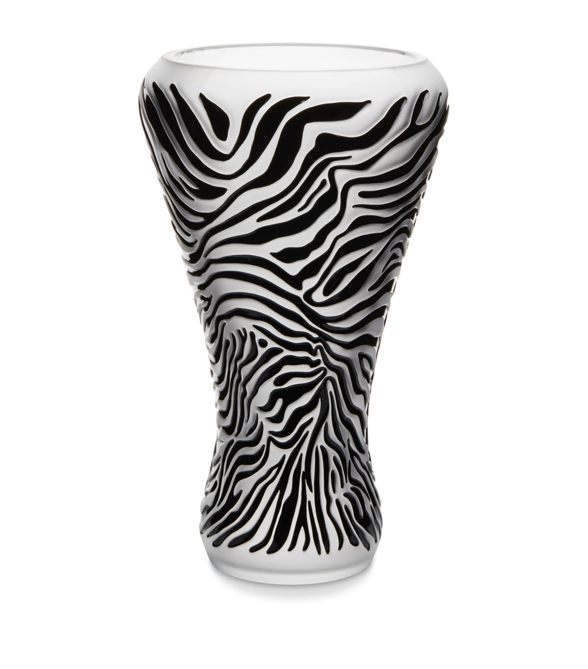 Lalique Zèbre vase 45cm, UK version