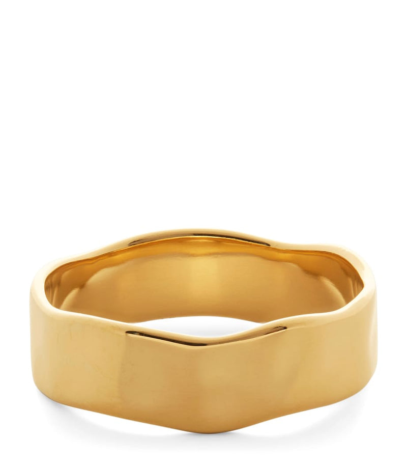Monica Vinader Gold Vermeil Siren Me ring (British brand)