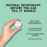 Natural Deo Co deodorant balm Grapefruit Mint 10g mini UK version