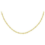 Revere 9ct gold twisted curb necklace 18 inches, UK version