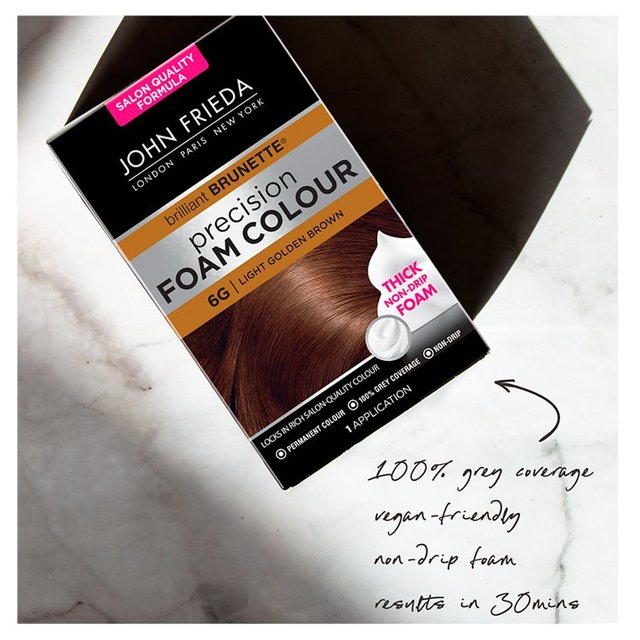 John Frieda Precision Foam Colour Medium Natural Brown 5N GOODS M&S   