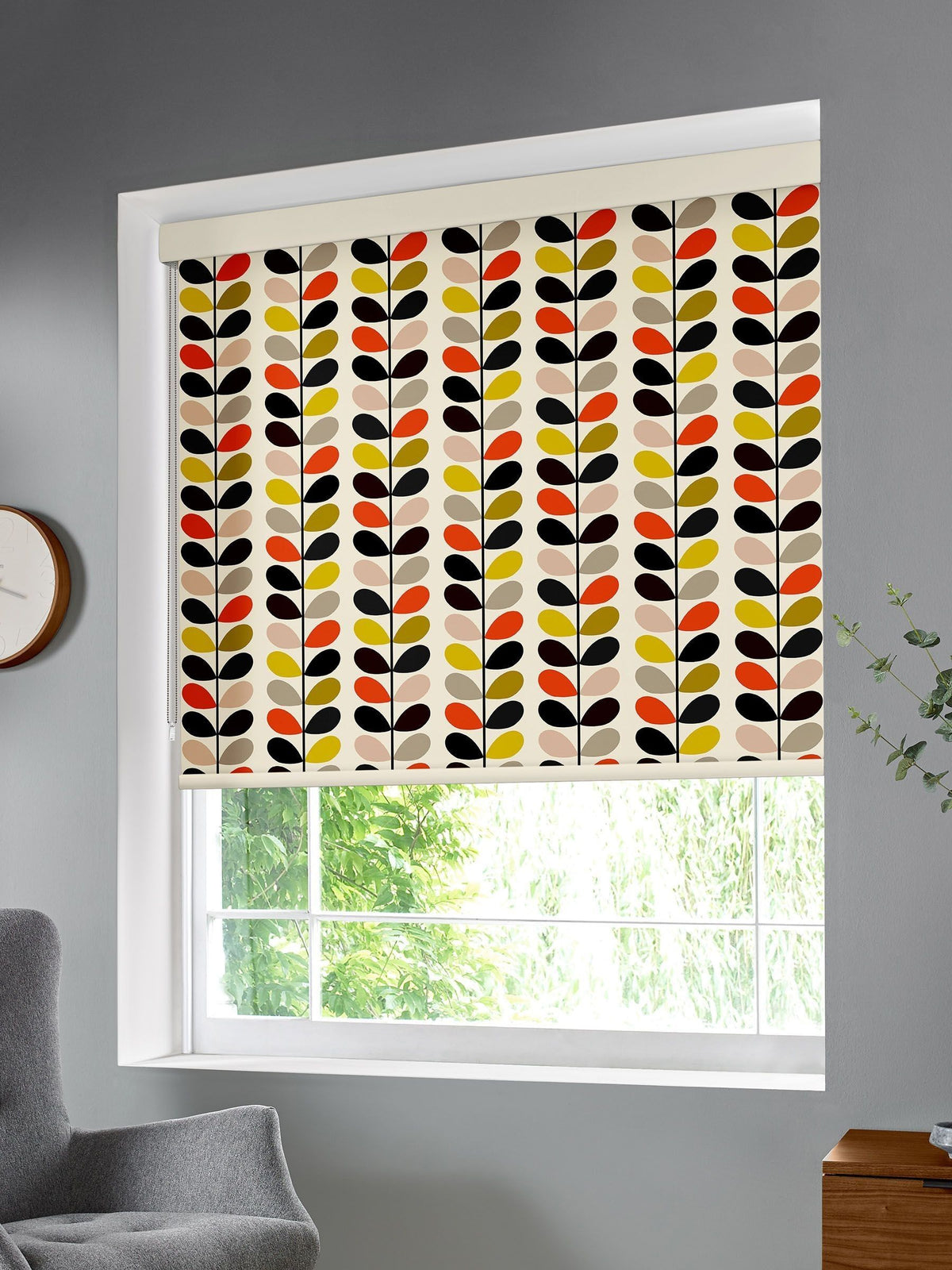 ستارة لف Orla Kiely Cream Multi Stem ، مستوردة من المملكة المتحدة