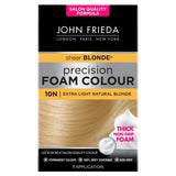 John Frieda Precision Foam Colour Hair Dye Extra Light Natural Blonde 10N GOODS M&S   