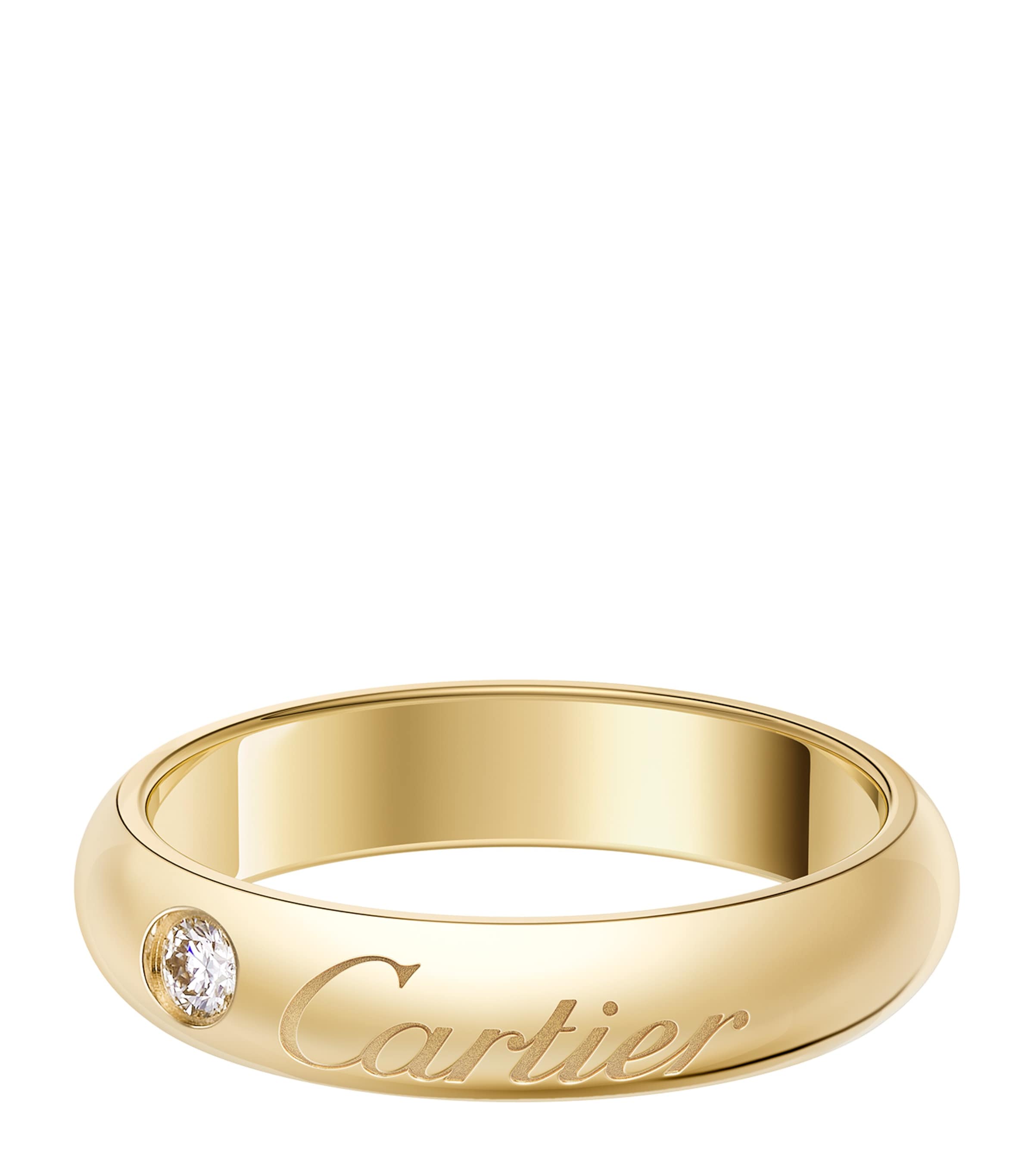 Cartier C de Cartier diamond wedding ring 18kt gold - British product