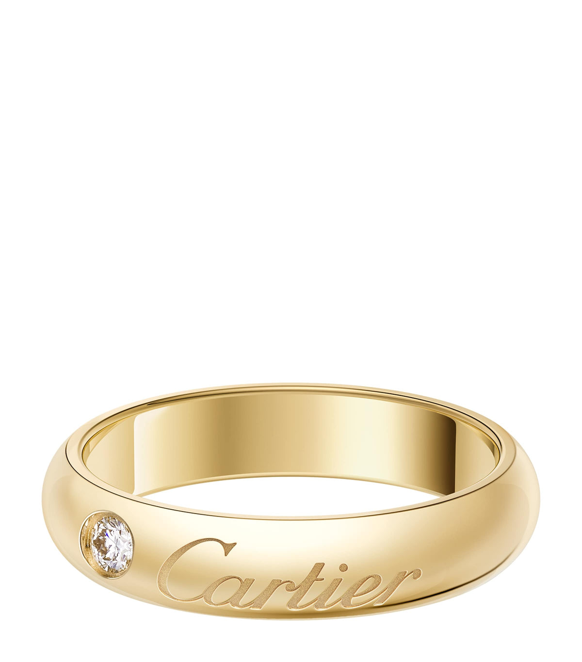 Cartier C de Cartier diamond wedding ring 18kt gold - British product