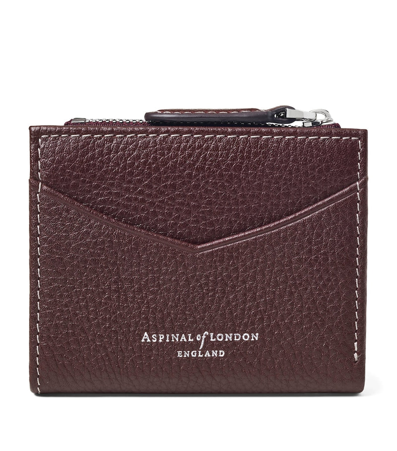 Aspinal of London Hudson leather coin and card holder - British product