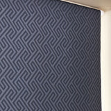 Argos Home Geometric Blackout Navy Roller Blind - 120cm