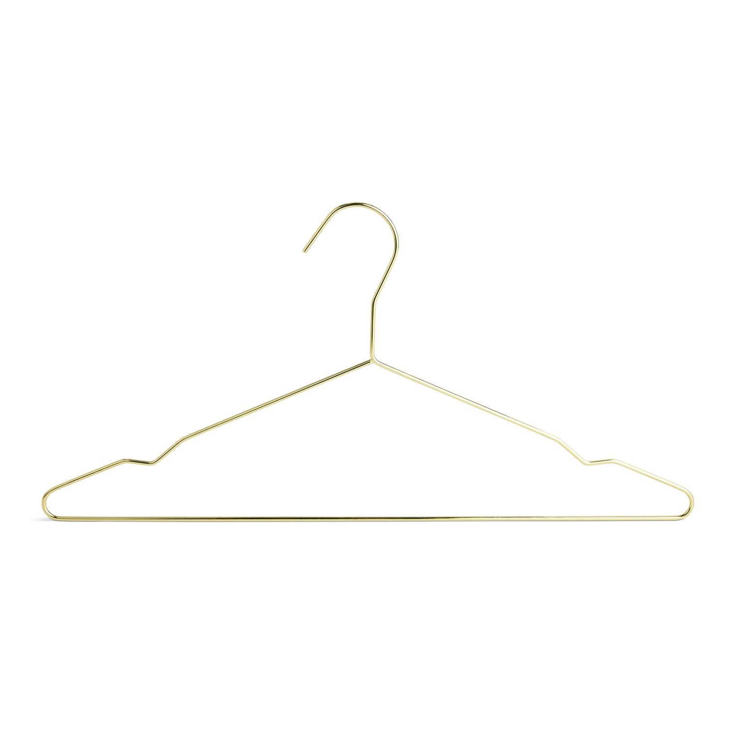 Habitat golden hangers pack of 10 (British brand)