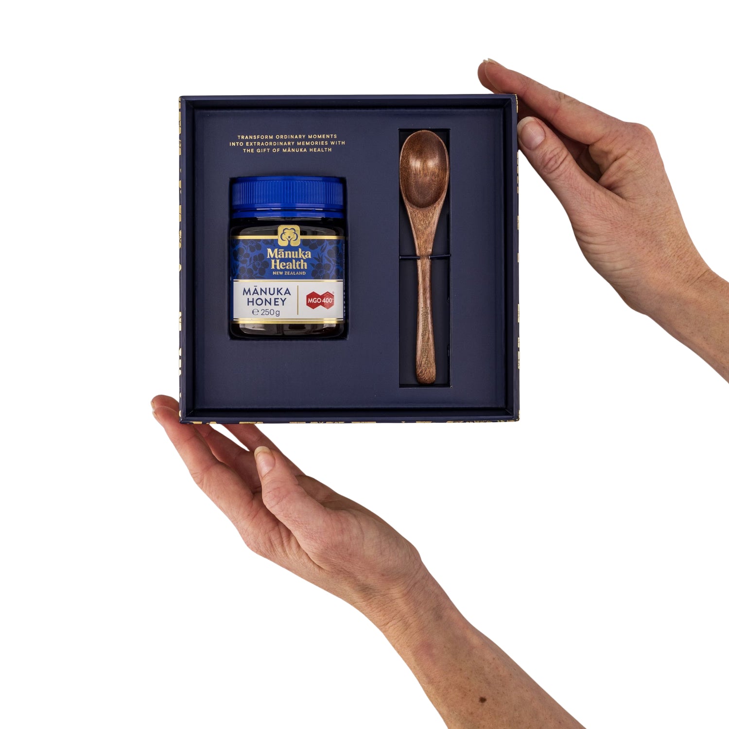Manuka Health Manuka Honey gift set with wooden spoon 250g (British brand)