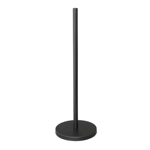 Habitat steel toilet roll holder matt black 44cm, UK version