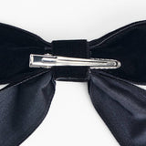 Argos Home black velvet bows pack of 6 (British brand)
