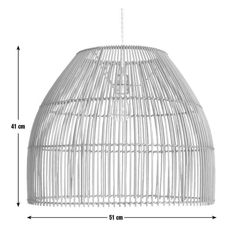 Habitat Emillius bamboo lampshade 51cm (British brand)